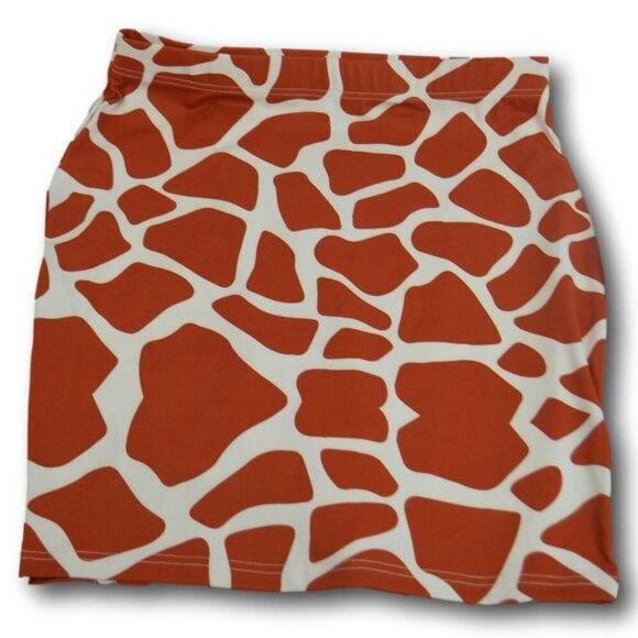 Wqi Giraffe Print High Waist Bodycon Pencil Skirt - Picture 1 of 2